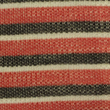 Red Horizontal-Stripe Knit, Cotton-Poly — photo 3