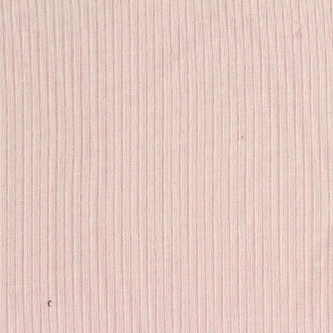 Light Pink Rib Knit, Poly-Cotton