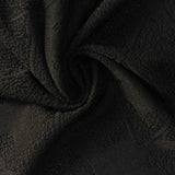 Black Tone-on-Tone Pointelle Knit, Polyester — photo 3