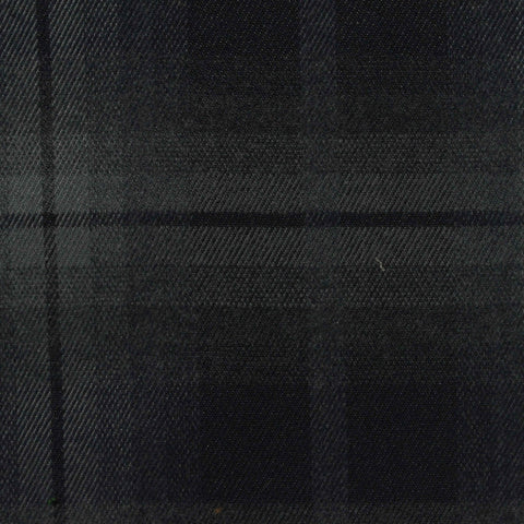 Navy Tone-on-Tone Plaid Woven, Poly-Viscose