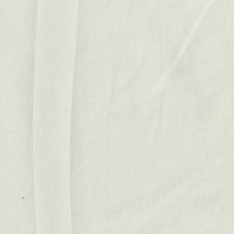 Modal Polyester Spandex Jersey Knit Fabric, 140 gsm, 170 cm — White