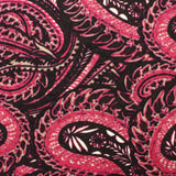 Pink Paisley Knit, Viscose — photo 3