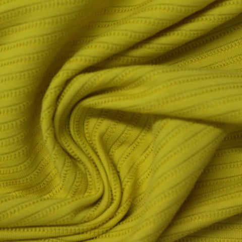 Jacquard Nylon Stretch Knit Fabric, 180 gsm, 145 cm — Khaki
