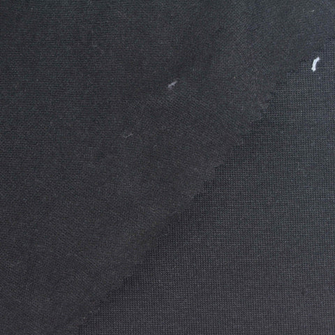 Polyester Stretch Jersey Knit Fabric, 169 gsm, 166 cm — Black