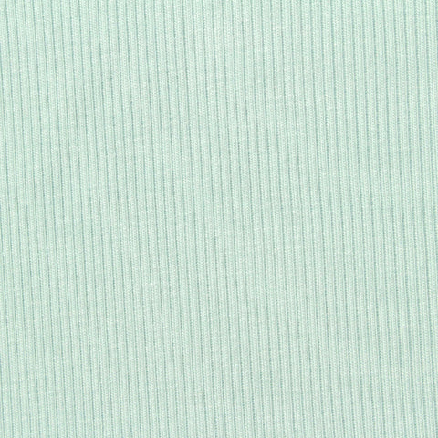 Viscose Stretch Rib Knit Fabric, 290 gsm, 120 cm — Blue