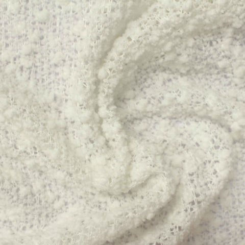 100% Acrylic Jersey Knit Fabric, 200 gsm, 160 cm — White