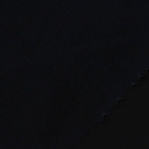 Brushed Polyester Woven Fabric, 125 gsm — Black, ref EF-232412