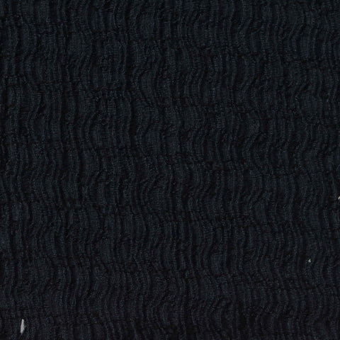 Polyester Stretch Crepe Fabric, 210 gsm, 150 cm — Navy