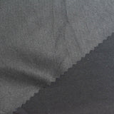 Polyester Stretch Interlock Knit Fabric, 197 gsm, 164 cm — Black — photo 3