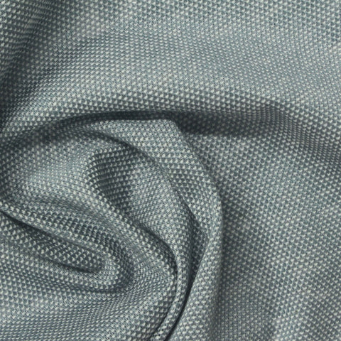 Light Blue Marl Piqué Knit, Linen-Poly