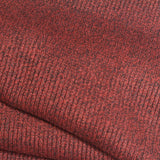 Red Marl Rib Knit, Cotton-Poly — photo 3
