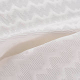 White Chevron Jacquard, Polyester — photo 3