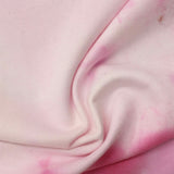 Pink Watercolor French Terry, Cotton — photo 3