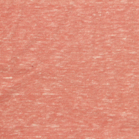 Peach Marl Jersey Knit, Poly-Cotton