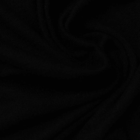 Black Jersey Knit, Viscose