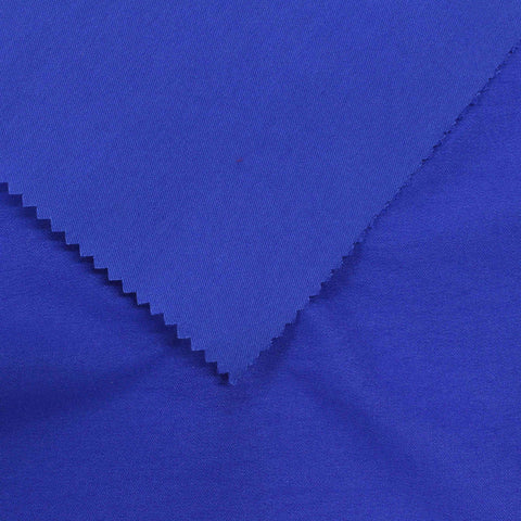 Viscose Nylon Stretch Bengaline Fabric, 272 gsm — Blue