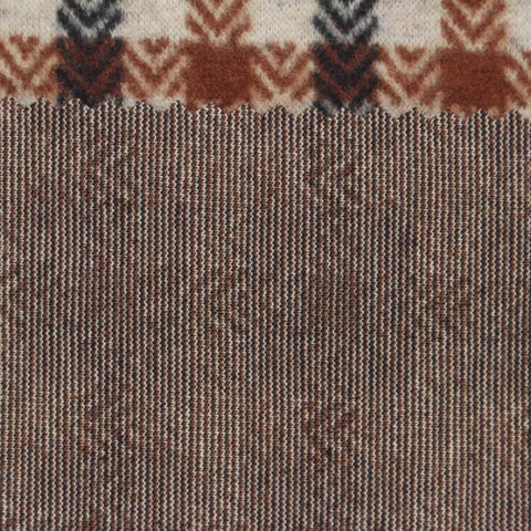 Cream Chevron Jacquard, Poly-Viscose, 300 gsm