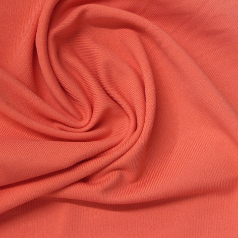 Polyester Stretch Jersey Knit Fabric, 230 gsm, 150 cm — Orange