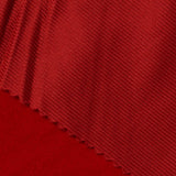 Flocked 100% Polyester Knit Fabric, 240 gsm, 150 cm — Red — photo 3