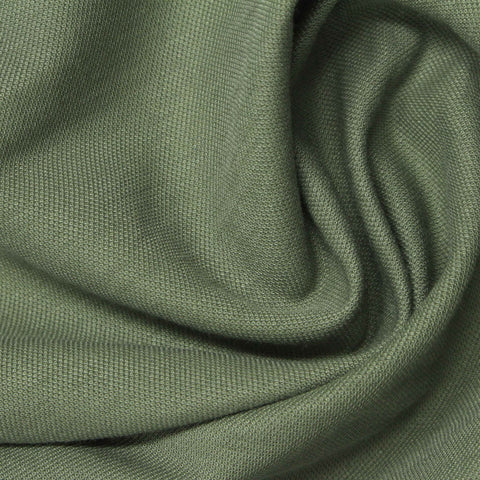 Viscose Nylon Piqué Knit Fabric, 172 gsm, 165 cm — Green