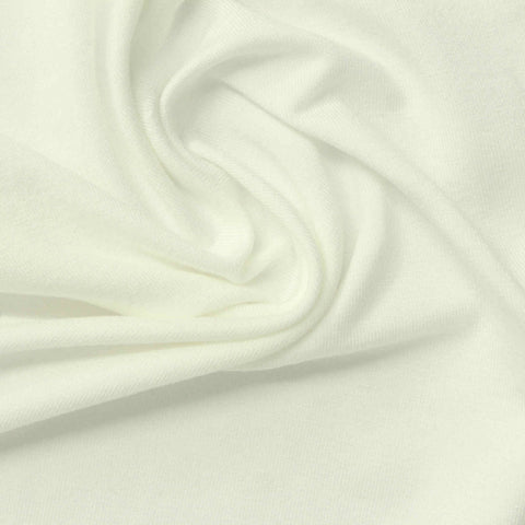 Off-White Jersey Knit, Viscose