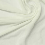100% Silk Knit Fabric, 150 gsm, 150 cm — White — photo 3