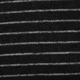 White Horizontal-Stripe Knit, Polyester — photo 3