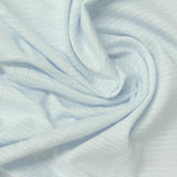 Light Blue Tone-on-Tone Crepe, Cotton-Poly — photo 3