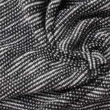 Black Marl Chunky Knit, Poly-Cotton — photo 3