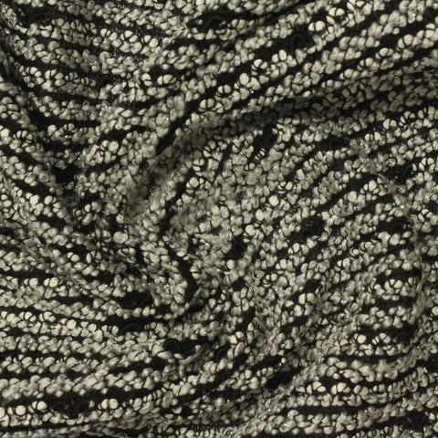 Black Dots French Terry, Polyester