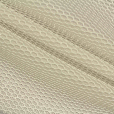 100% Polyester Mesh Fabric, 190 gsm, 155 cm — Beige