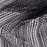 Black Chevron Mesh, Nylon-Spandex — photo 3
