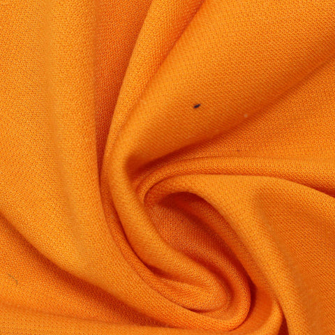 Orange Lines Interlock Knit, Polyester