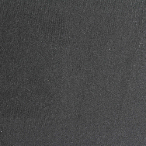 Polyester Stretch Sateen Fabric, 210 gsm, 155 cm — Black