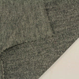Dark Grey Heathered-Marl Jersey Knit, Cotton-Poly — photo 3