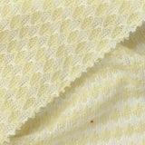 Light Yellow Diamond Chunky Knit, Cotton-Poly — photo 3