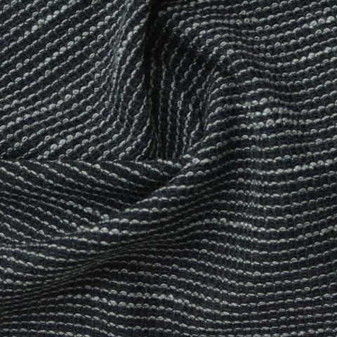 Dark Grey Marl Interlock Knit, Poly-Cotton, 220 gsm