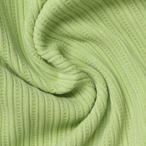 Light Green Textured Fleece, Polyester