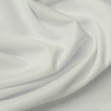 100% Polyester Birdseye Knit Fabric, 120 gsm, 160 cm — White — photo 3