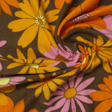 Pink Flowers Milk Silk Knit, Polyester — photo 3