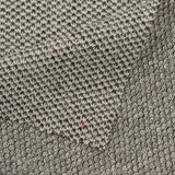 Black Geometric Piqué Knit, Polyester — photo 3