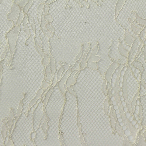 100% Nylon Lace Fabric, 40 gsm, 150 cm — Beige
