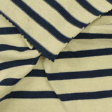 Navy Horizontal-Stripe Knit, Cotton — photo 3