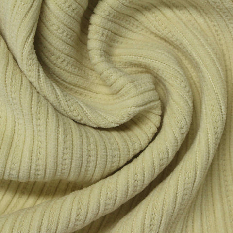 Jacquard Polyester Stretch Knit Fabric, 440 gsm, 150 cm — Khaki