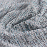 Grey Marl Chunky Knit, Poly-Viscose — photo 3