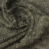 Grey Heathered-Marl Chunky Knit, Poly-Viscose — photo 3
