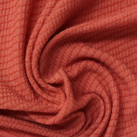 Polyester Viscose Stretch Crepe Fabric, 134 gsm — Orange