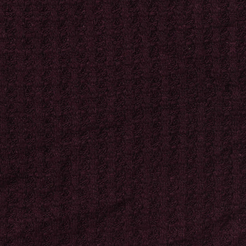 Viscose Polyester Stretch Waffle Knit Fabric, 220 gsm, 180 cm — Purple