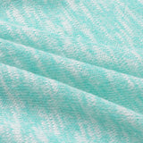 Light Blue Marl Jersey Knit, Viscose-Poly — photo 3