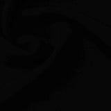 Polyester Stretch Knit Fabric, 205 gsm, 150 cm — Black — photo 3